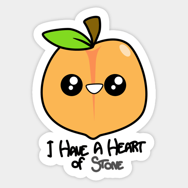 Heart of stone Sticker by fromthemindof